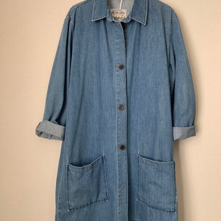 ZARA ロングデニムシャツ　薄手　ジャケット　デニムシャツ