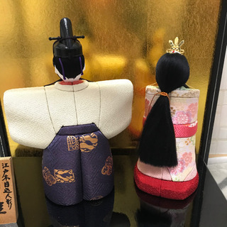 江戸木目込人形 神雛 立雛 雛人形 ひな人形 雛祭り 木村一秀の画像