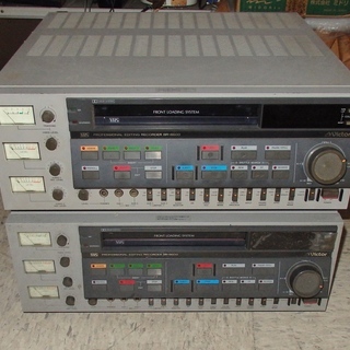 差し上げます　ビデオ編集機　VHSデッキ　ビクターBR8600　2台