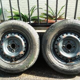 13インチタイヤホイール4本セット　中古品