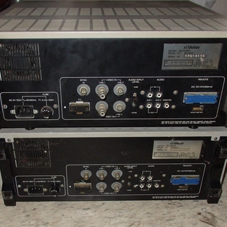 差し上げます　ビデオ編集機　VHSデッキ　ビクターBR8600　2台の画像
