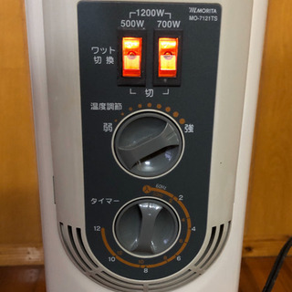 【無料・タダ・０円】モリタのオイルヒーターの画像