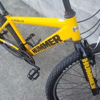 HUMMER TANK3.0 ハマー 自転車 イエロー(組立・整備発送) 黄色