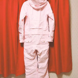 【美品】レディース  スノボウェア　Lサイズ　つなぎの画像
