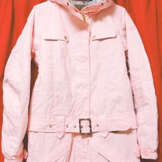 【美品】レディース  スノボウェア　Lサイズ　つなぎの画像