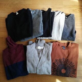H&M ZARA ユニクロ ニット カーディガン スラックス ス...