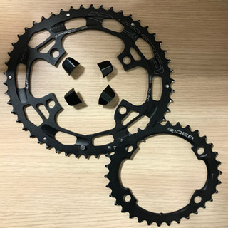 RIDEA リデア POWERING 楕円チェーンリング 50T 34T セット RIDEA リデア ROAD POWERING Lami Flow 楕円チェーンリングセット