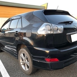 最終値下げです！！九州発！熊本県発！熊本発！H17年式 トヨタ ハリアーハイブリッド MHU38W プレミアムSパッケージ 黒色 走行7万km台！車検R2年9月まで！本革シート・マルチ・サンルーフ！付属品・カスタム有り!の画像