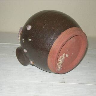 海揚がり　変わった壺　花器　一輪挿し？の画像