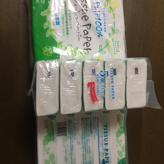 ティッシュペーパー 三個