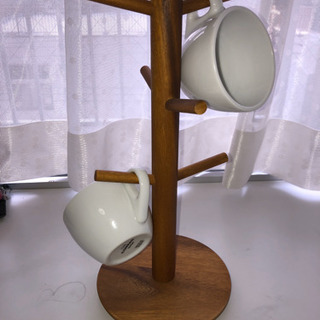 木製マグカップツリー　の画像