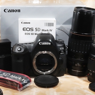 一眼レフカメラ/Canon EOS 5D Mark IVダブルレンズセット フルサイズ/Canon EOS 5D Mark IV標準&望遠ダブルレンズセット