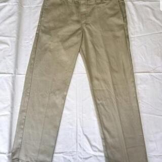 Dickies　チノパン　ストレート　ベージュカーキ