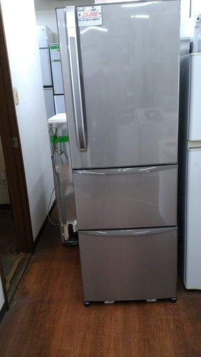 【リサイクルショップどりーむ天保山店】1174 TOSHIBA 東芝 冷蔵庫 GR-38ZT(N) 2008年製 375ℓ【3ヶ月保証付き】