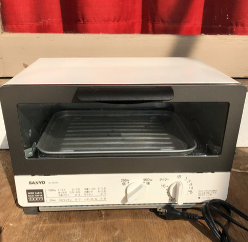 ワイドオーブントースター⭐︎SANYO
