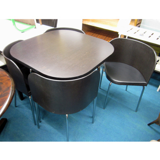 IKEA FUSION  4人掛け ダイニングテーブルセット 〇 札幌【IKEA 4人掛けダイニングセット FUSION】幅83cm 省スペース