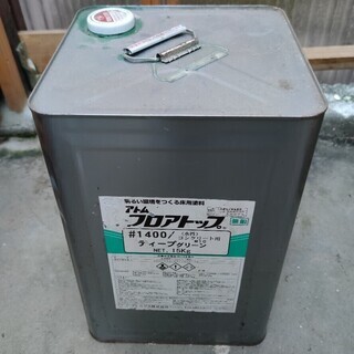 水性塗料　コンクリート用(中古)　一斗缶入り