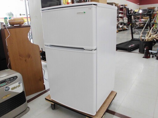 2018年製 90L 2ドア冷蔵庫 HERB Relax YRZ-C09B1 苫小牧西店