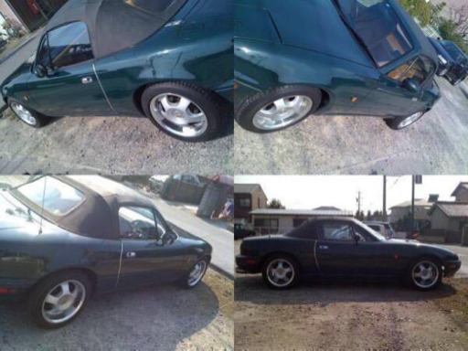 195/50R15アルミホイール マルチ8穴　LZディープⅡ NA6CEロードスター K12マーチ