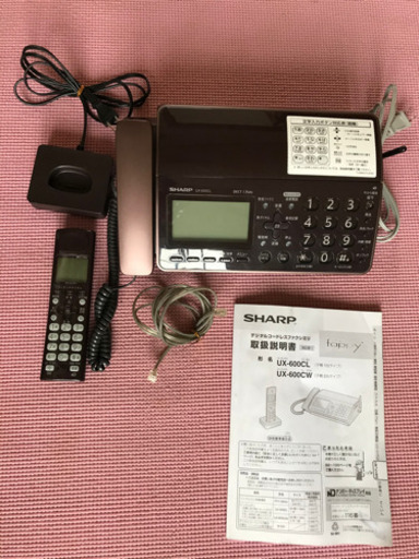 電話機　ファクシミリ　子機付き