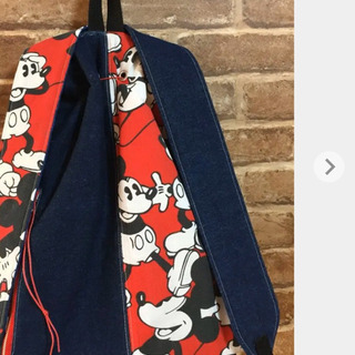 ハンドメイドリュックの画像