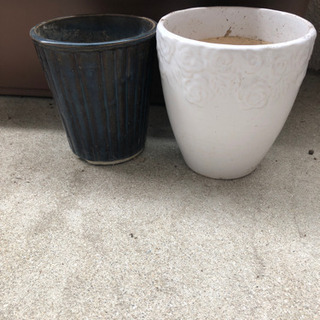 植木鉢2点とブランター　
