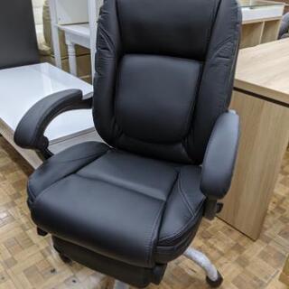 オフィスチェアー  リクライニング フットレスト ランバークッション付 【展示品★未使用品】★?自社配送時?代引き可?※現金、クレジット、スマホ決済対応※