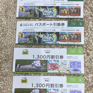 ニジゲンノモリパスポートとハローキティshowbox