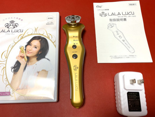 ありがとうございました‼️ララルーチュ　LALA LUCU 美顔器　たるみ　シワ　DVD付き