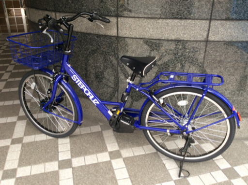 K◎BRIDGESTONE ブリジストン 電動自転車 STEPCRUZ ブルー