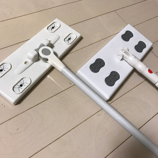 フロアーモップ シートをはさんで使うタイプ 2本セットの画像