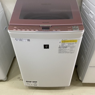 洗濯機 シャープ SHARP ES-PX8C 2018年製 8.0kg／4.5kg 中古品M