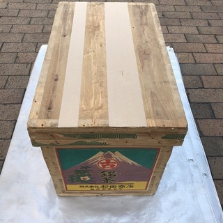 古い大きなお茶箱売ります(その３)
