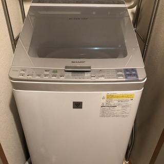 【美品】乾燥機付き洗濯機譲ります.SHARP ES-GX850-S