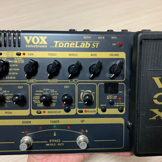 美品VOXマルチエフェクター　シールド　アダプター付
