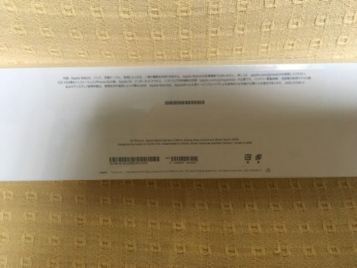 携帯電話/スマホ apple WATCH series3 38mm SpaceGray (GPS)A1858