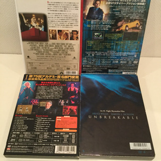 DVD ４本セット ■ シカゴ ■ エビータ ■ ソードフィッシュ ■ アンブレイカブルの画像
