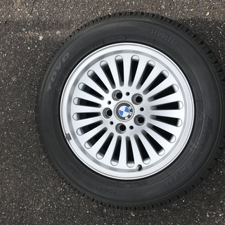 冬タイヤ　BMW純正ホイール4本セット　スタッドレスタイヤ　225/55/R16の画像