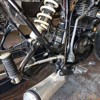 即決!上物！YAMAHA TW225　ストリートトラッカーカスタムバイク★　全国発送　近場送料安　250cc　TW200　FTR　SR400　250TR　好きな方にの画像