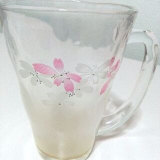 桜模様🌸ジョッキ🍺の画像