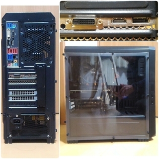 極美品 激安ゲーミングPC Intel Core-i5 GTX1050 メモリ8G SSD128G HDD500GB Windows10の画像