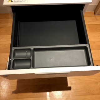 ※受け渡し予定者確定済※【SHINTO】オフィス用　フラットワゴン　3段　鍵なしの画像