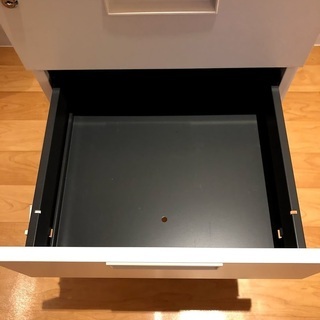 ※受け渡し予定者確定済※【SHINTO】オフィス用　フラットワゴン　3段　鍵なしの画像