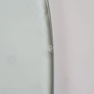 ガラス楕円テーブル の画像