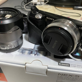 SONY NEX-5D ミラーレスカメラ Sony ミラーレス一眼 NEX-5D ダブルレンズキット ブラック