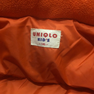 『決まりました！』ユニクロUNIQLO☆KIDSダウン140cmアーミーグリーンの画像