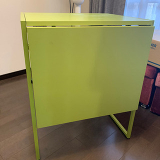 IKEA イケア 折りたたみ テーブル グリーン 緑の画像