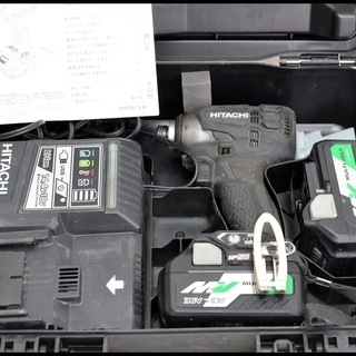 ③即決！（ストロングブラック） 日立 36V マルチボルト コードレスインパクトドライバ WH36DA (2XPB)★（フルキット）送料全国一律1000円 HiKOKI マルチボルト(36V)コードレスブロワ RB36DB(NNB) ストロング