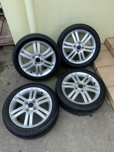 L175s ムーヴ純正ホイール POTENZA付き