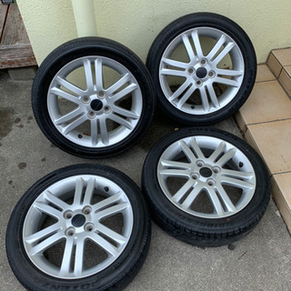 L175s ムーヴ純正ホイール POTENZA付き